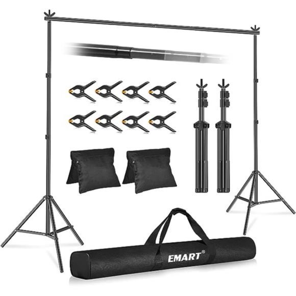 Backdrop Stand 10x7ft(WxH) Photo Studio Adjustable Background Stand Support Kit - Picture 7 of 7